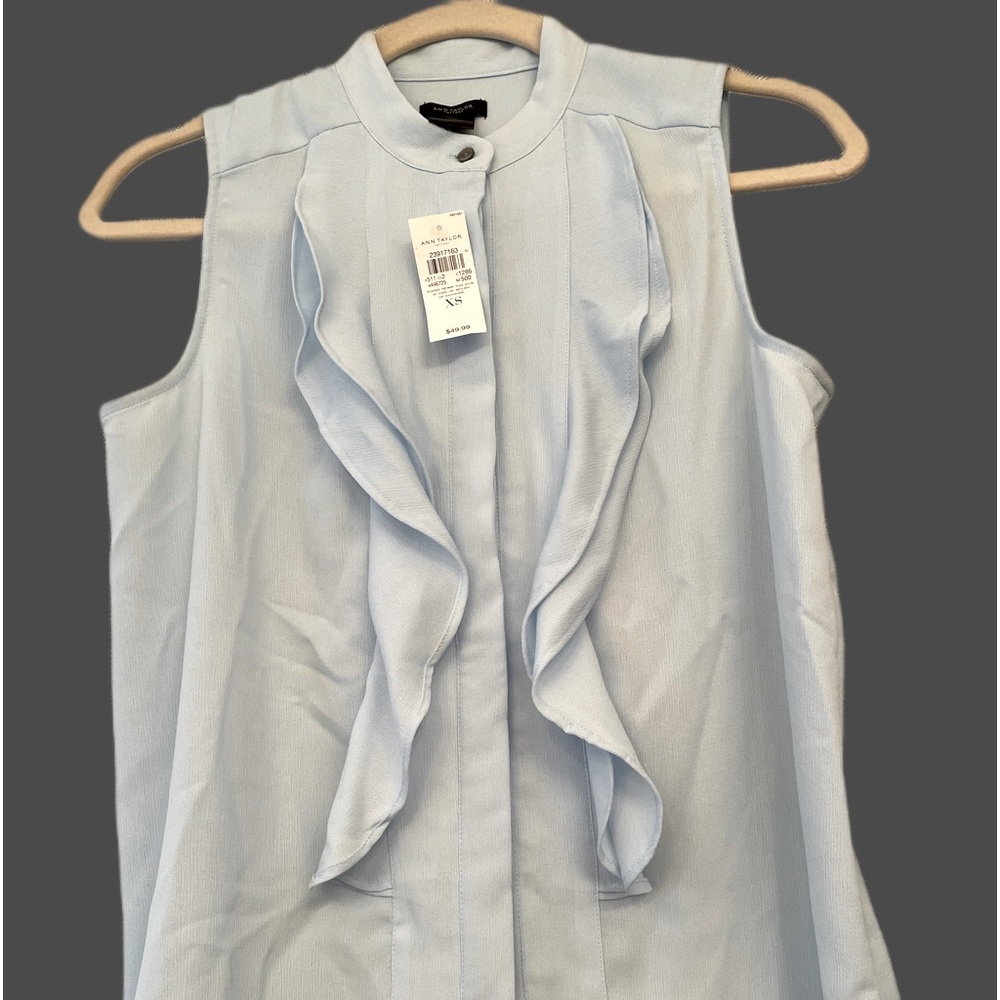 Ann Taylor Ruffle Blouse